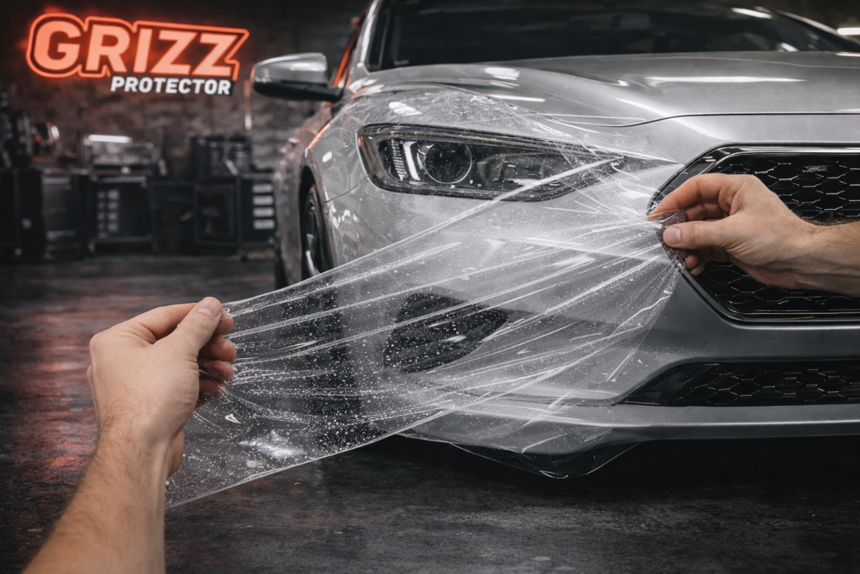 Transparent protective film for outer car areas – easy to apply and long-lasting