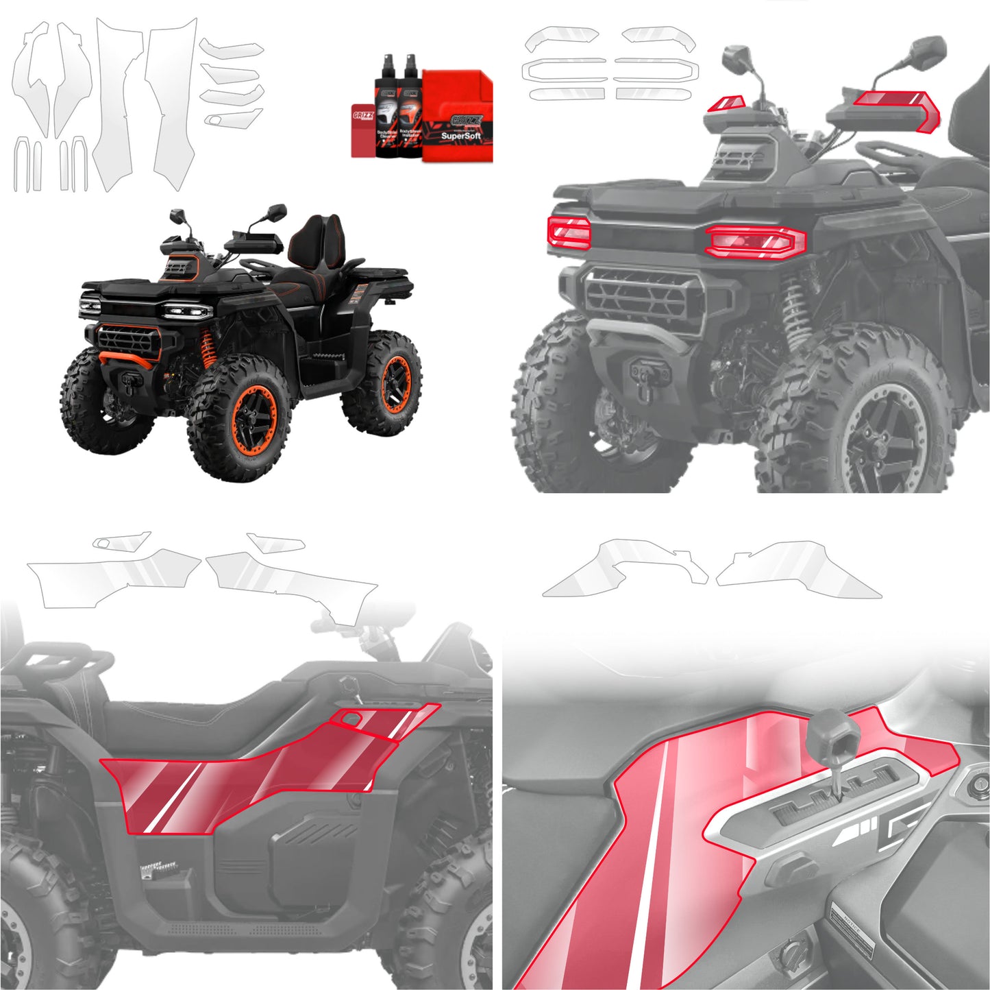 Transparent protective film for outer car areas – easy to apply and long-lasting