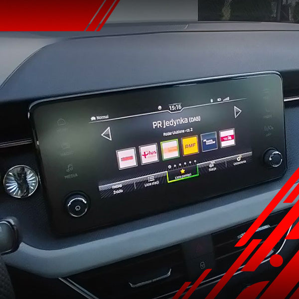 Displayschutzfolie für Skoda Kamiq 8,25" Bolero (2024-2026) Anti-Fingerprint, Matt