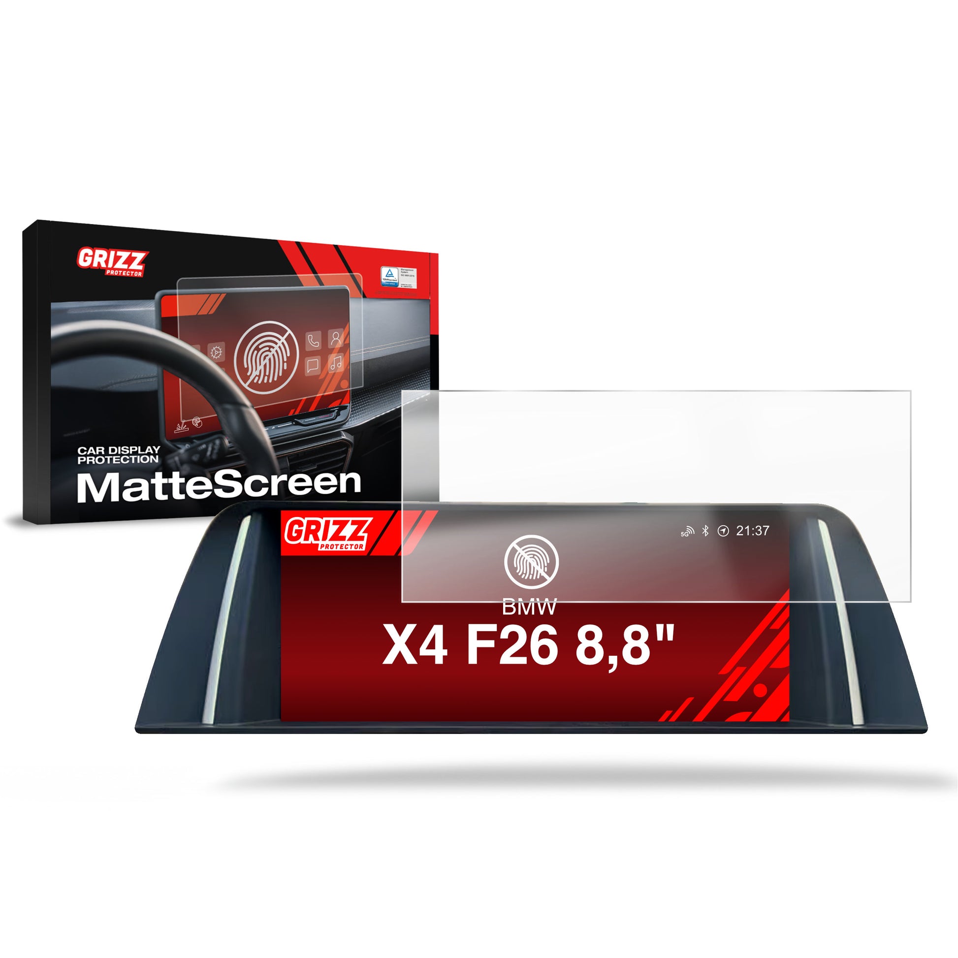 Anti-fingerprint screen protector for car touchscreen
