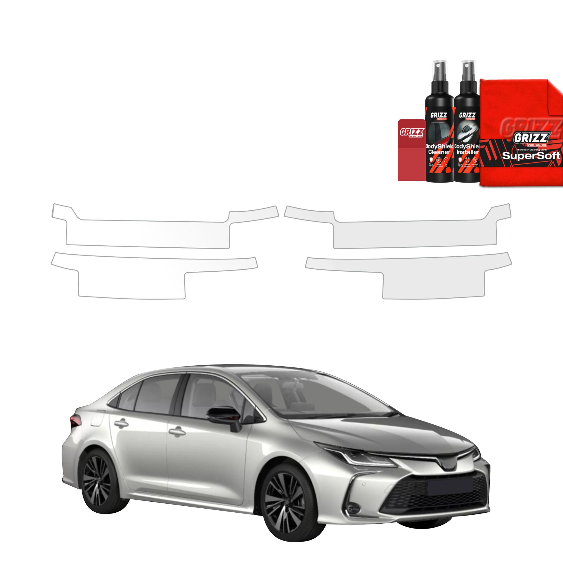 Protective film for exterior car parts – shields against scratches, chips, and scuffs