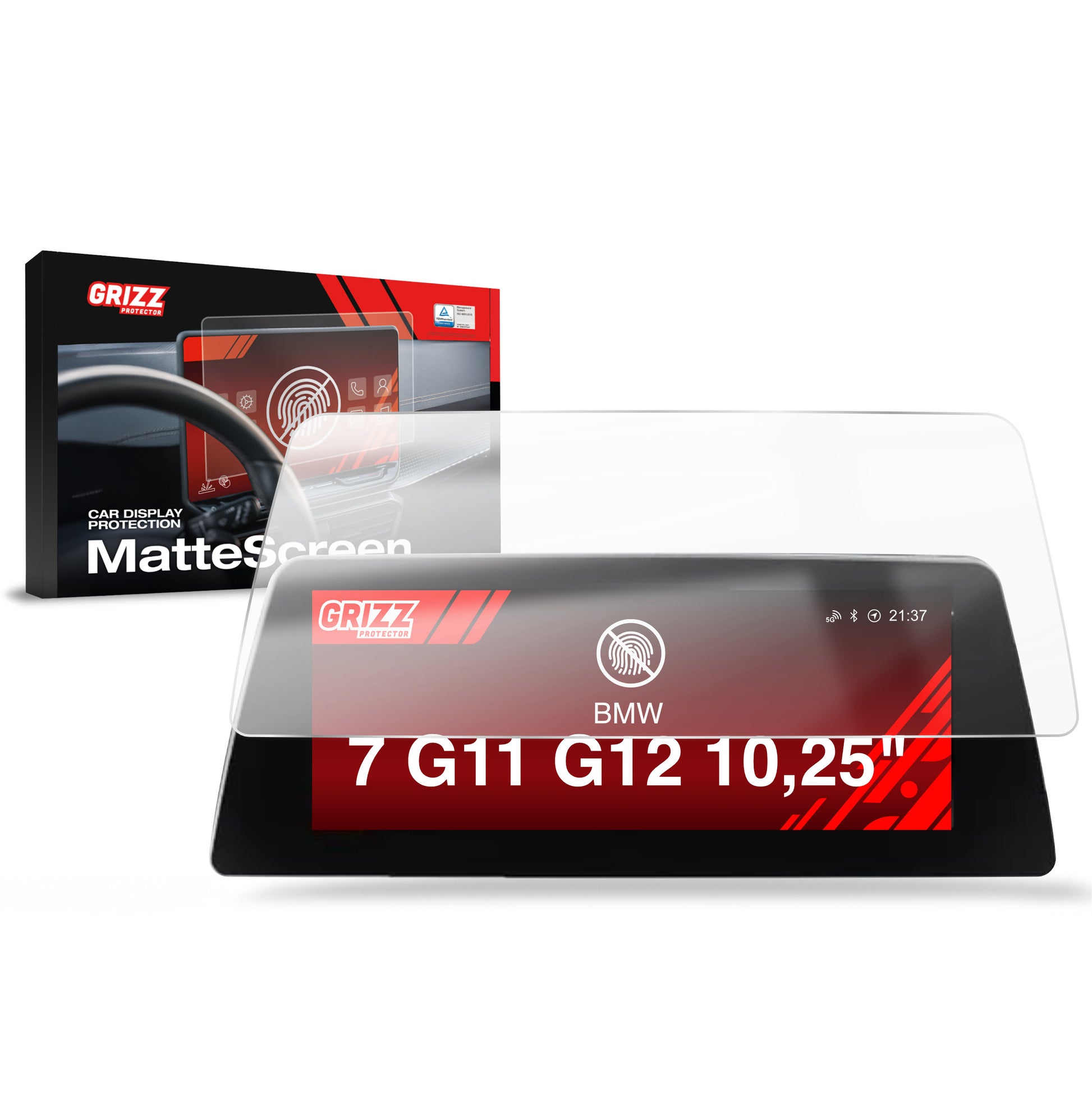 Anti-fingerprint screen protector for car touchscreen