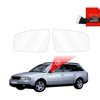 Rain protection film for exterior mirrors