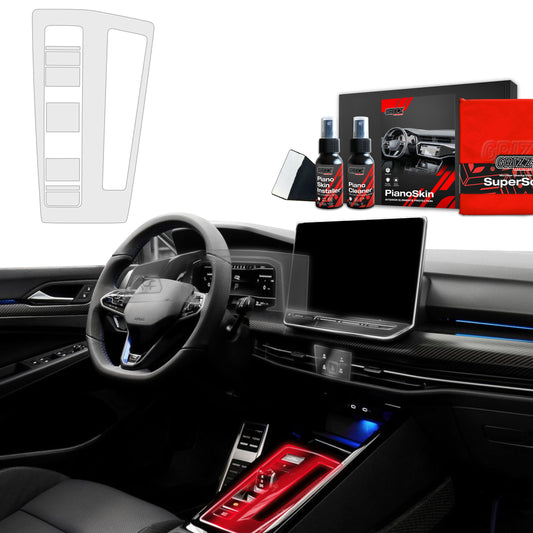 Scratch-resistant film for automotive interior elements