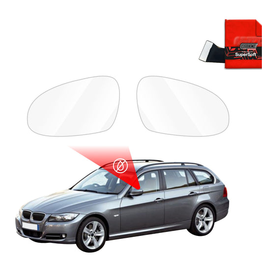 Rain protection film for exterior mirrors