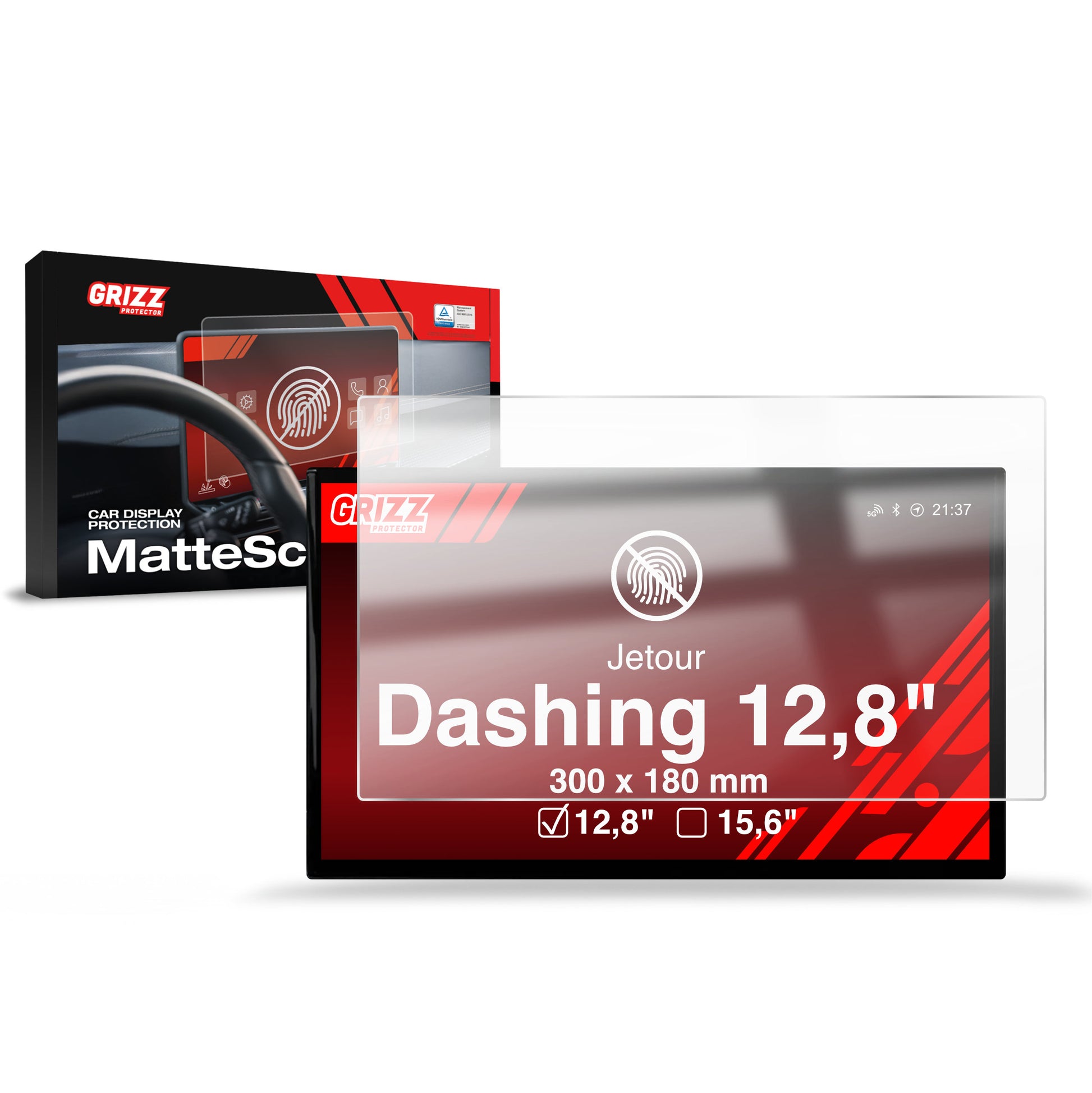 Anti-fingerprint screen protector for car touchscreen