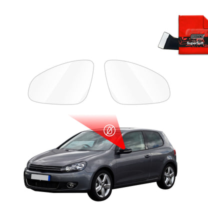 Rain protection film for exterior mirrors