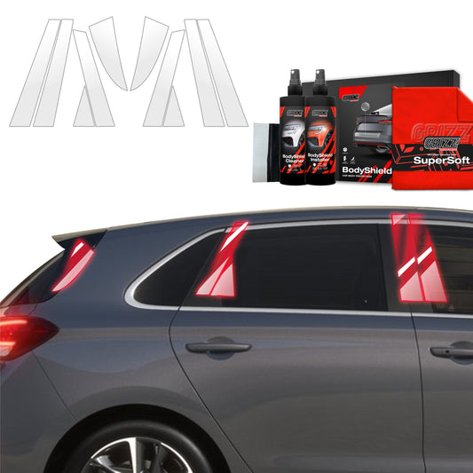 Protective film for exterior car parts – shields against scratches, chips, and scuffs