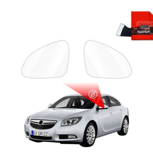 Rain protection film for exterior mirrors