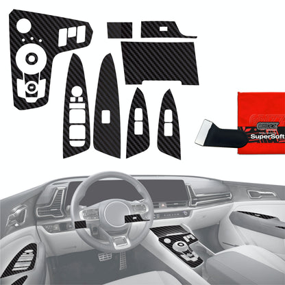 Scratch-resistant film for automotive interior elements