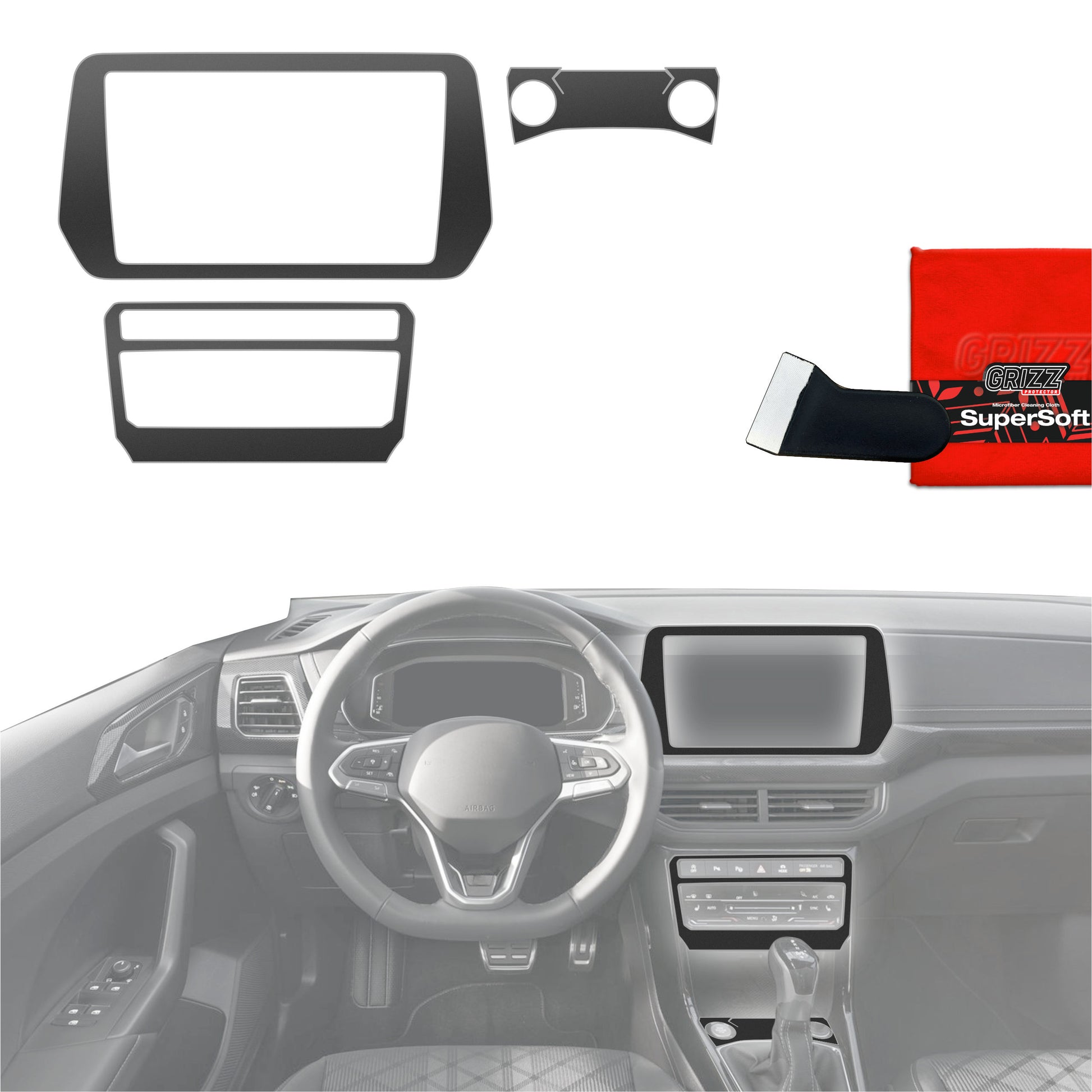 Scratch-resistant film for automotive interior elements