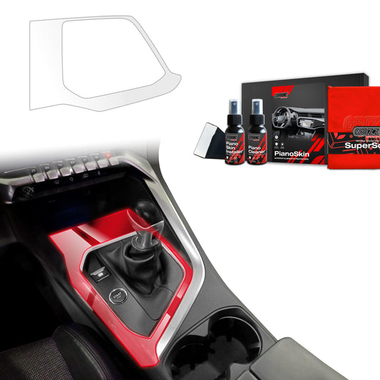 Scratch-resistant film for automotive interior elements