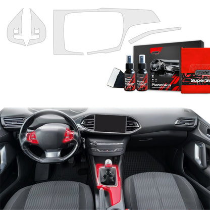 Scratch-resistant film for automotive interior elements