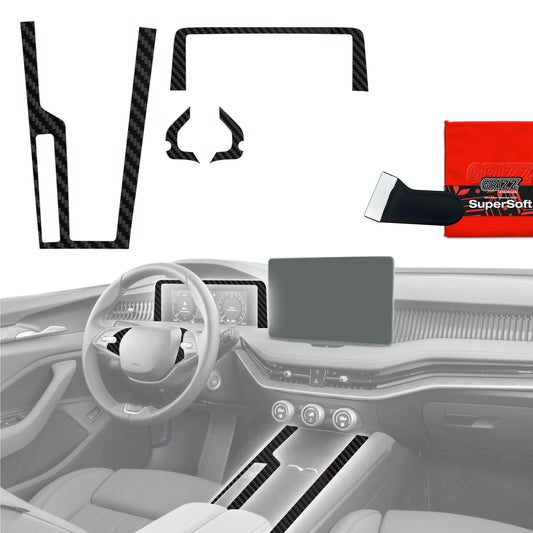 Scratch-resistant film for automotive interior elements