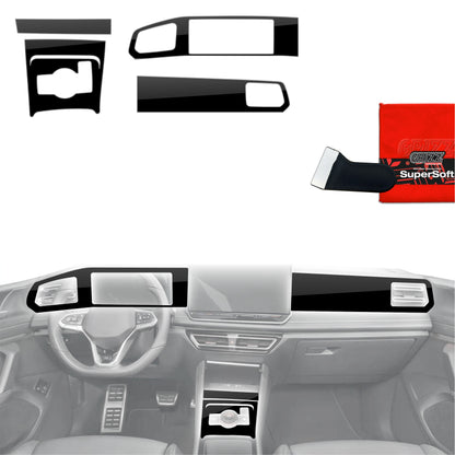 Scratch-resistant film for automotive interior elements