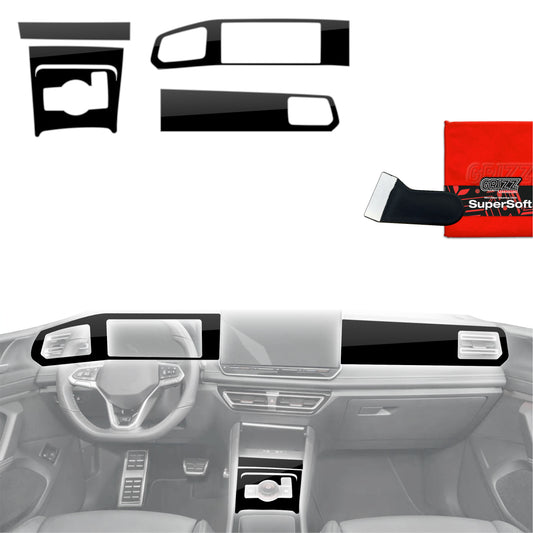 Scratch-resistant film for automotive interior elements