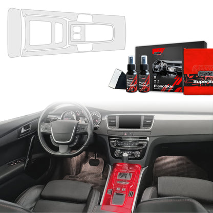 Scratch-resistant film for automotive interior elements