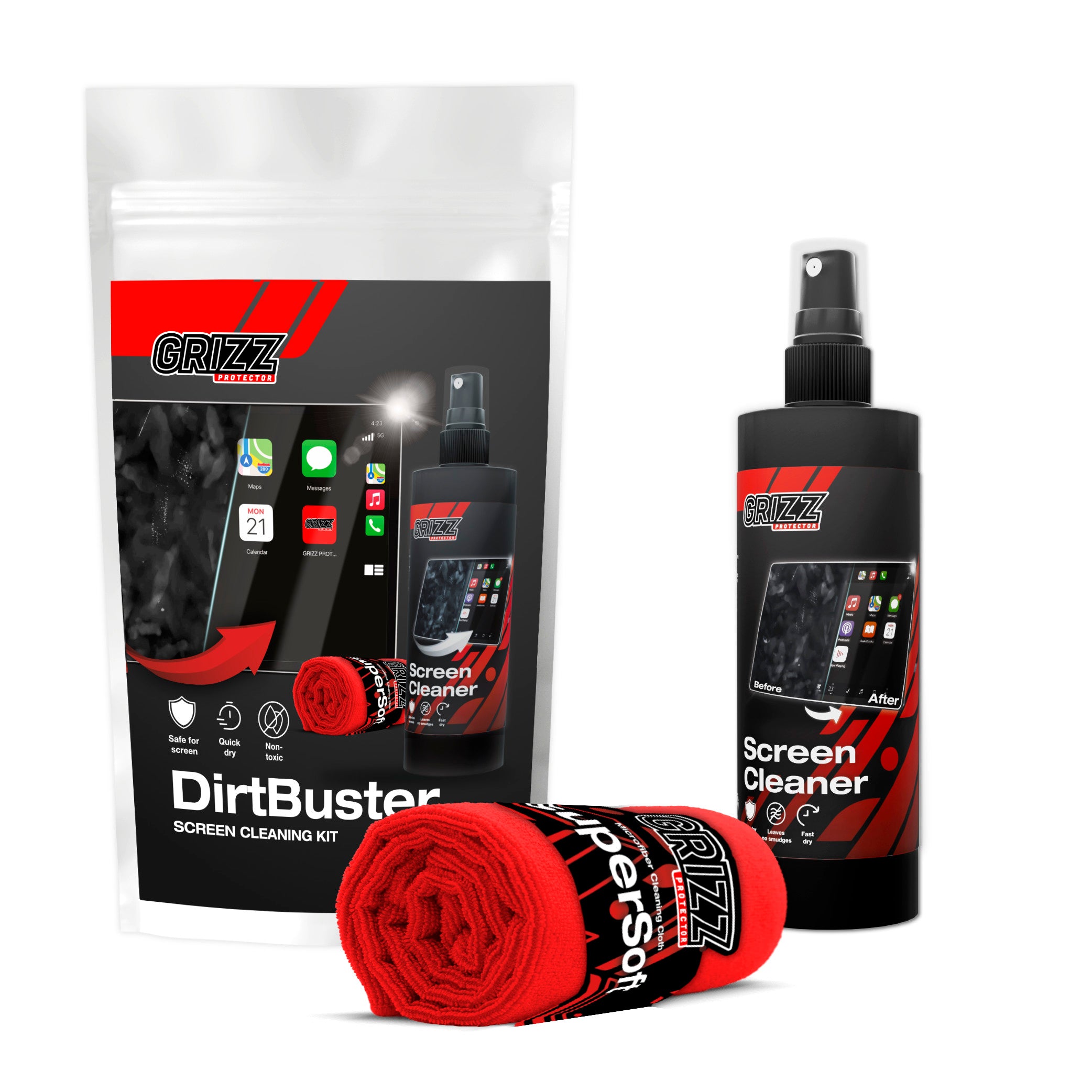 DirtBuster - Cleaning set for car films