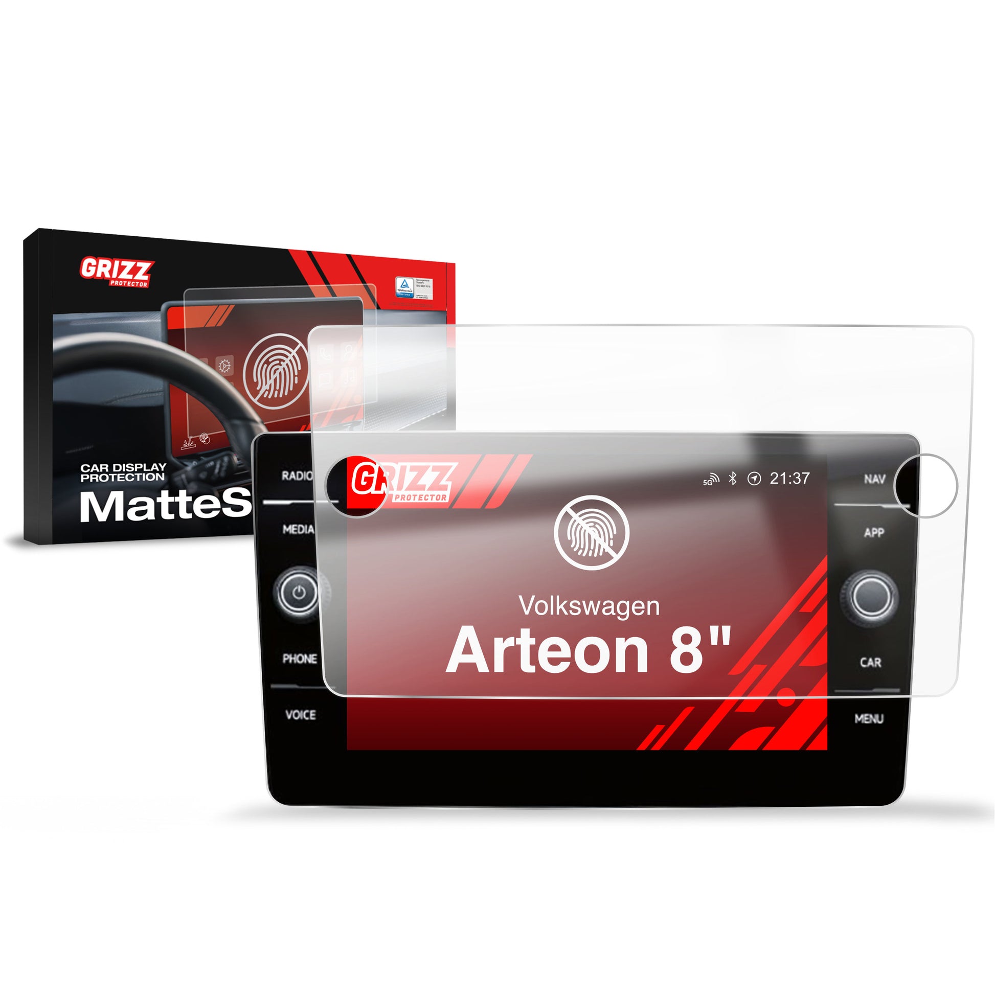 Anti-fingerprint screen protector for car touchscreen