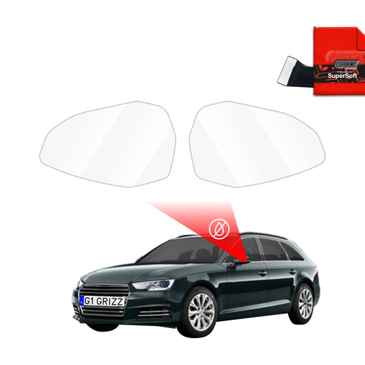 Rain protection film for exterior mirrors