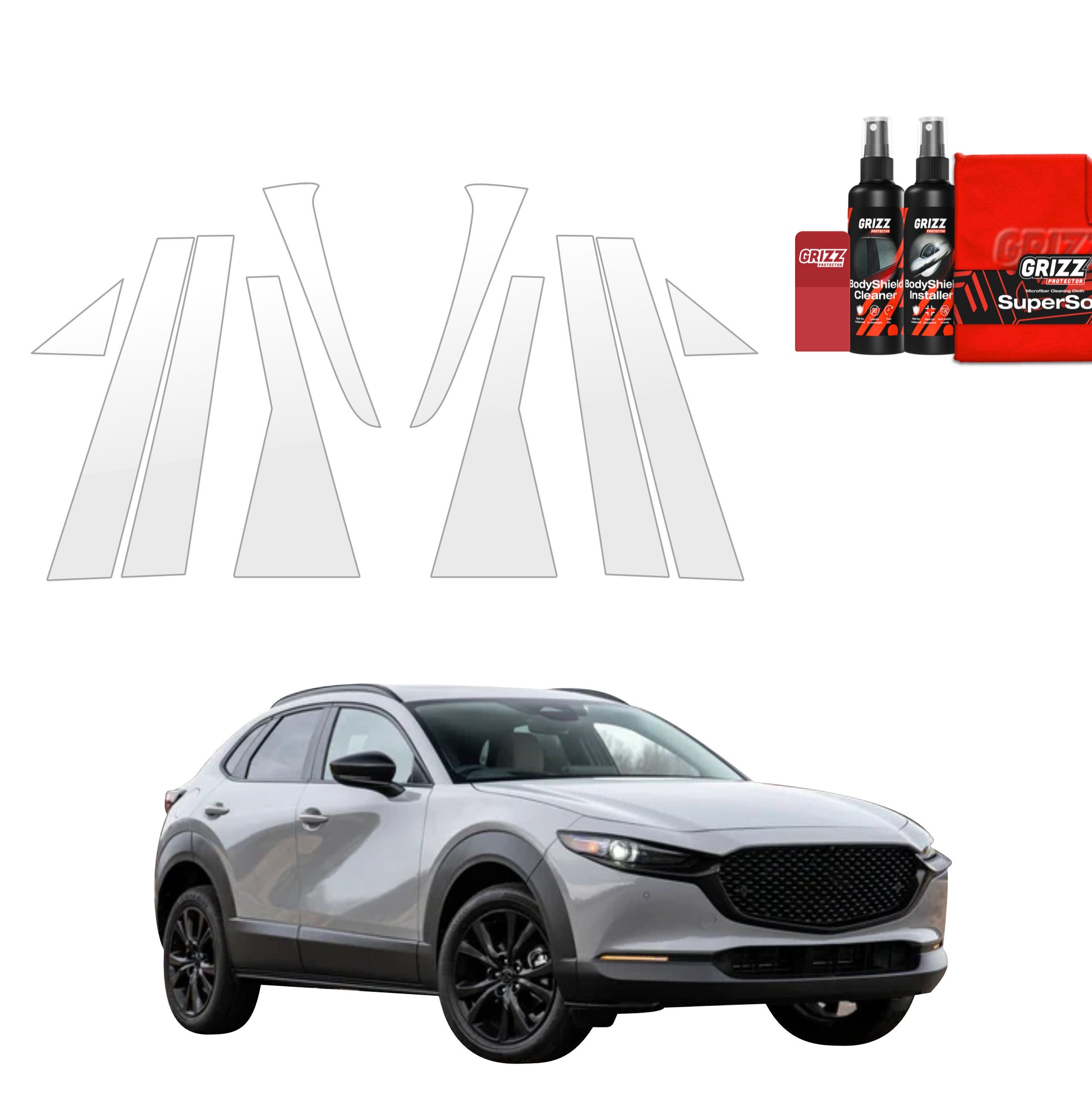 Protective film for exterior car parts – shields against scratches, chips, and scuffs