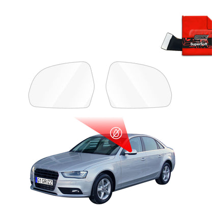Rain protection film for exterior mirrors