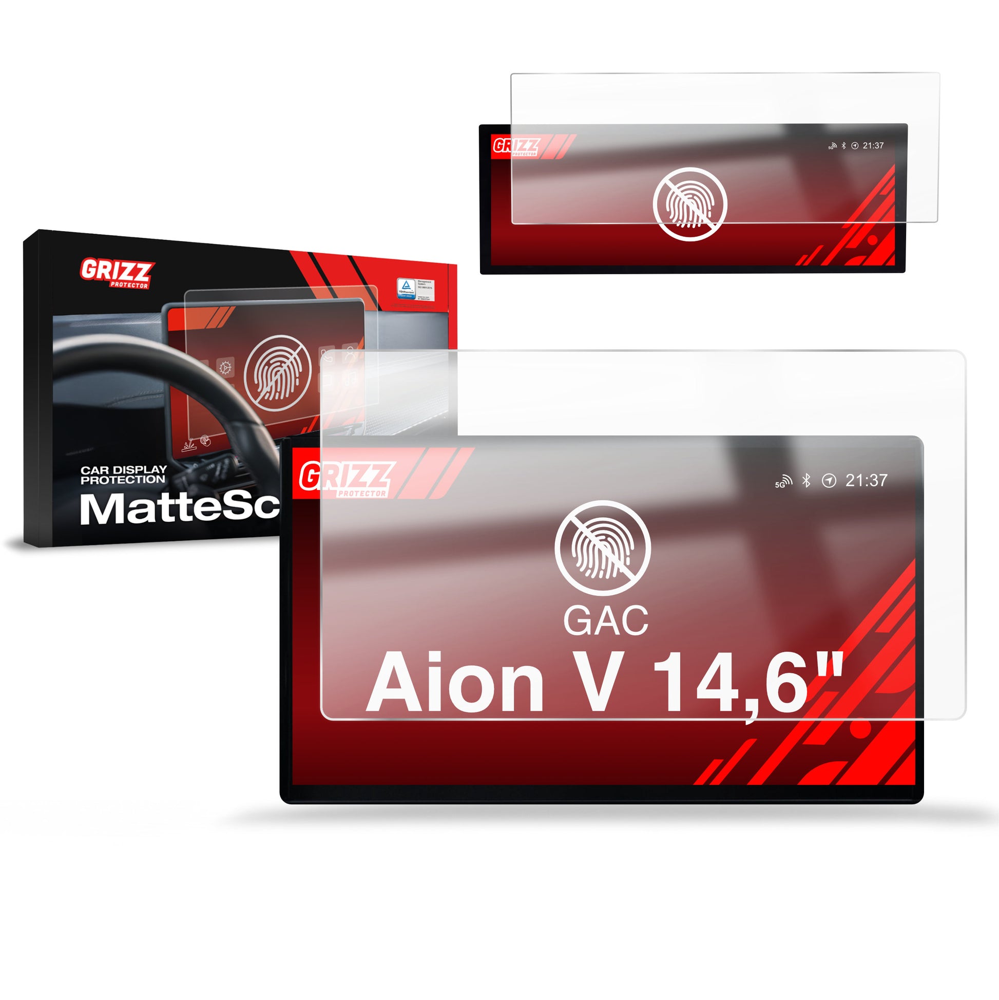 Anti-fingerprint screen protector for car touchscreen