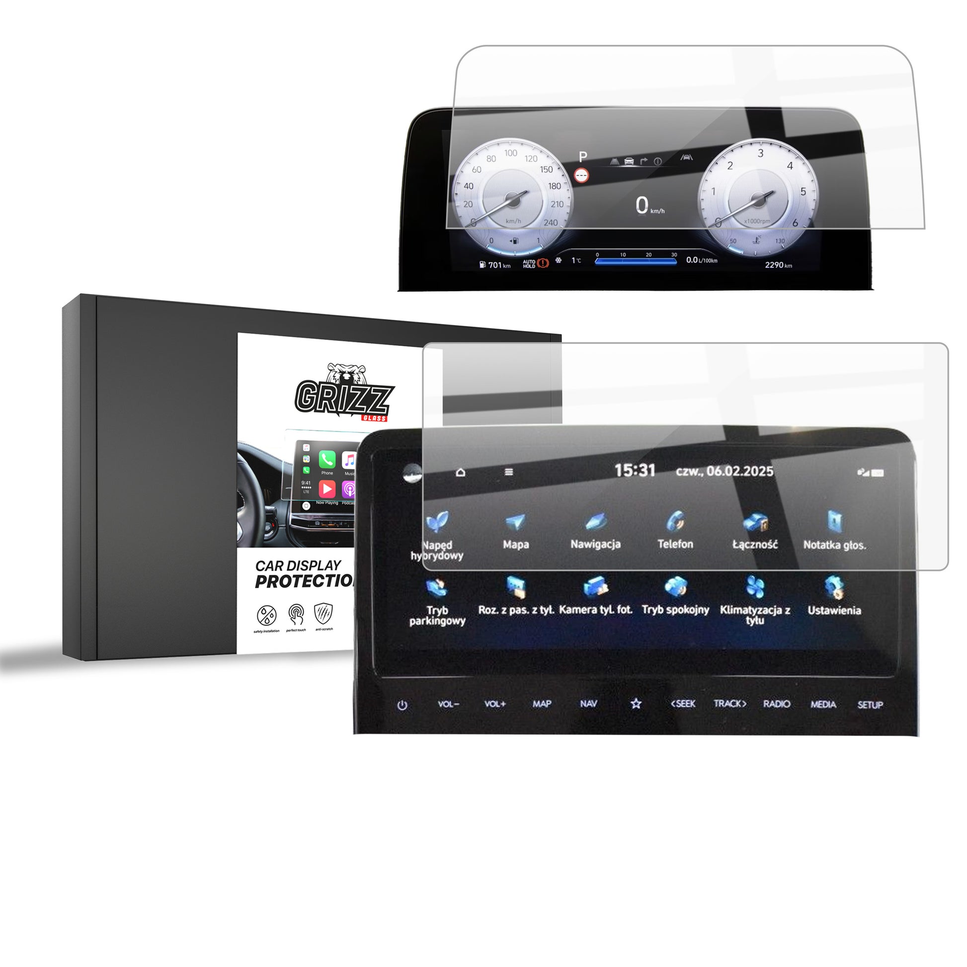 Protective film for car touchscreen display – anti-scratch and transparent