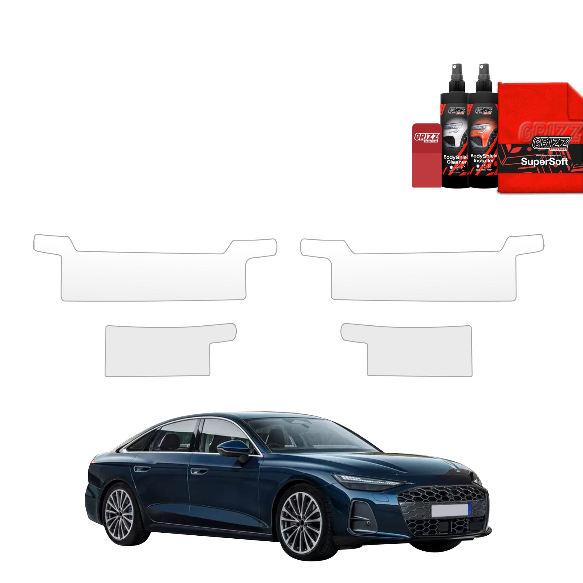 Protective film for exterior car parts – shields against scratches, chips, and scuffs