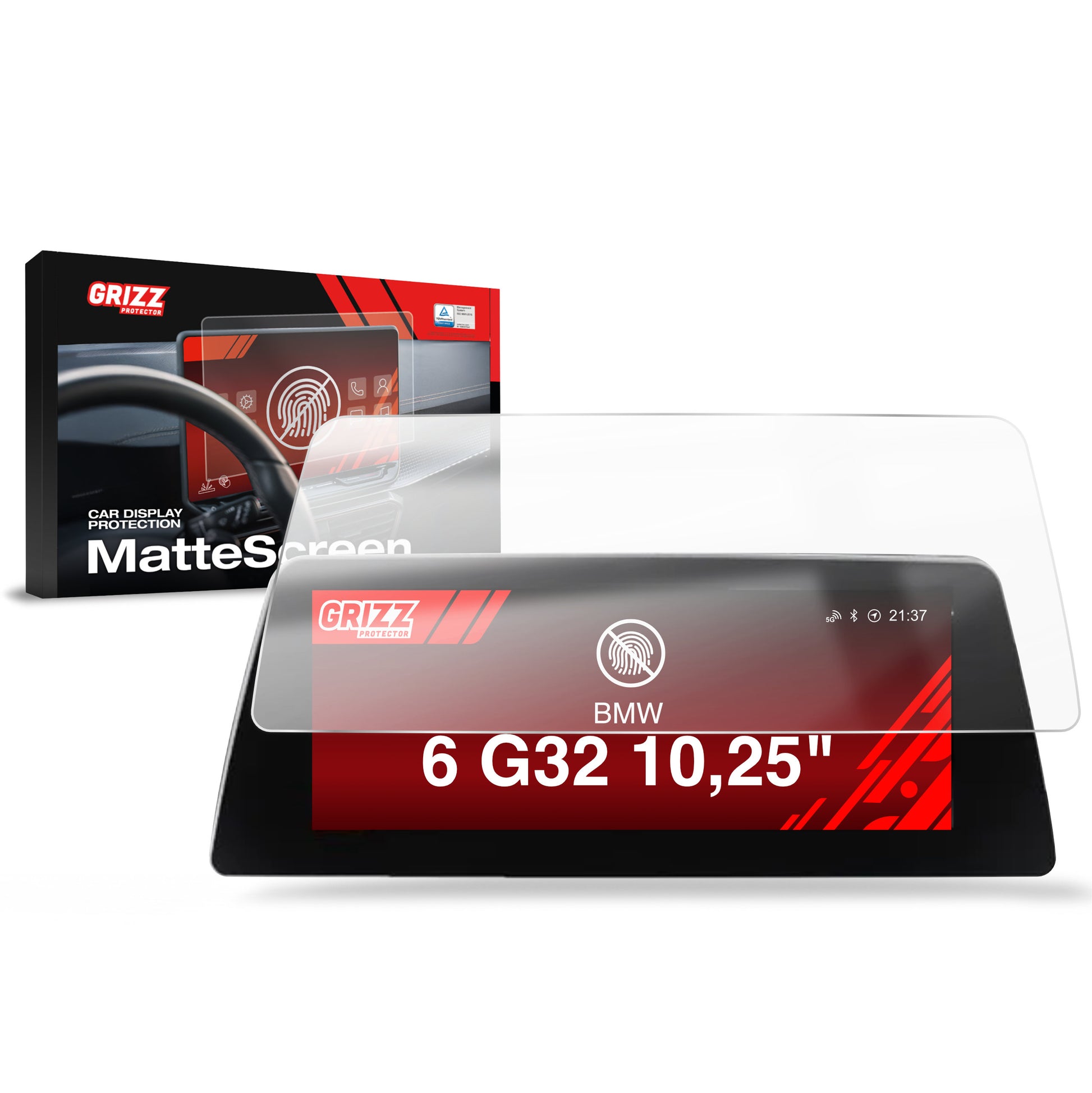 Anti-fingerprint screen protector for car touchscreen