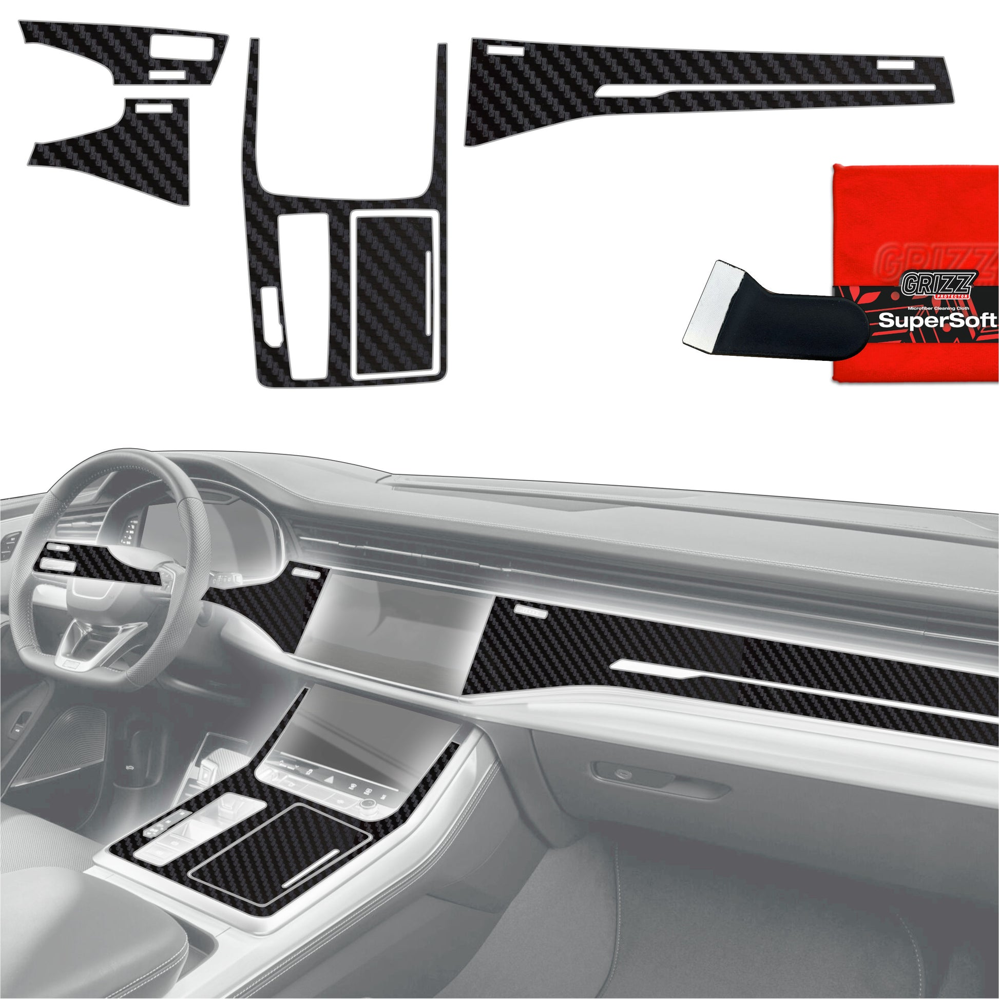 Scratch-resistant film for automotive interior elements