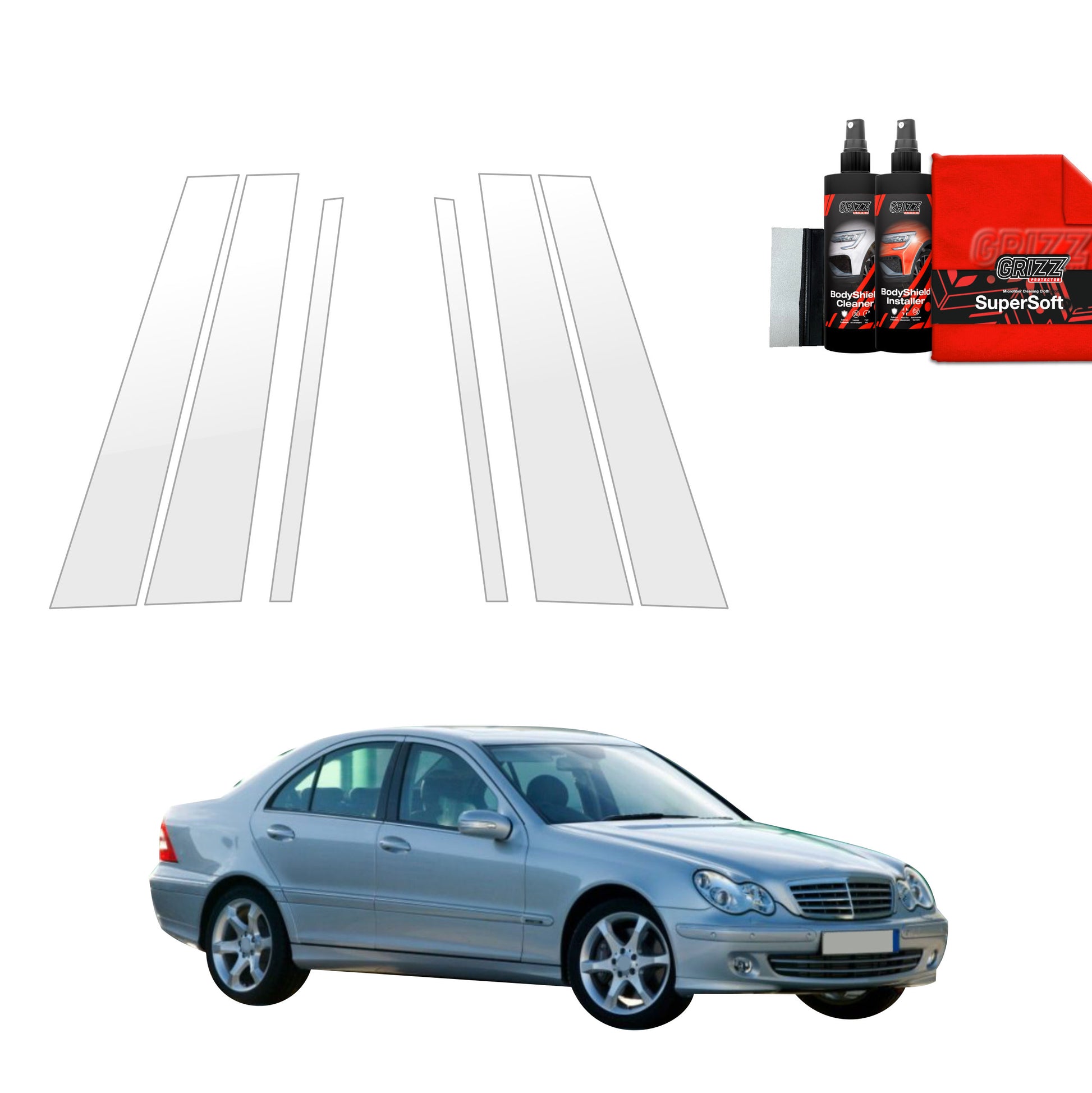 Protective film for exterior car parts – shields against scratches, chips, and scuffs