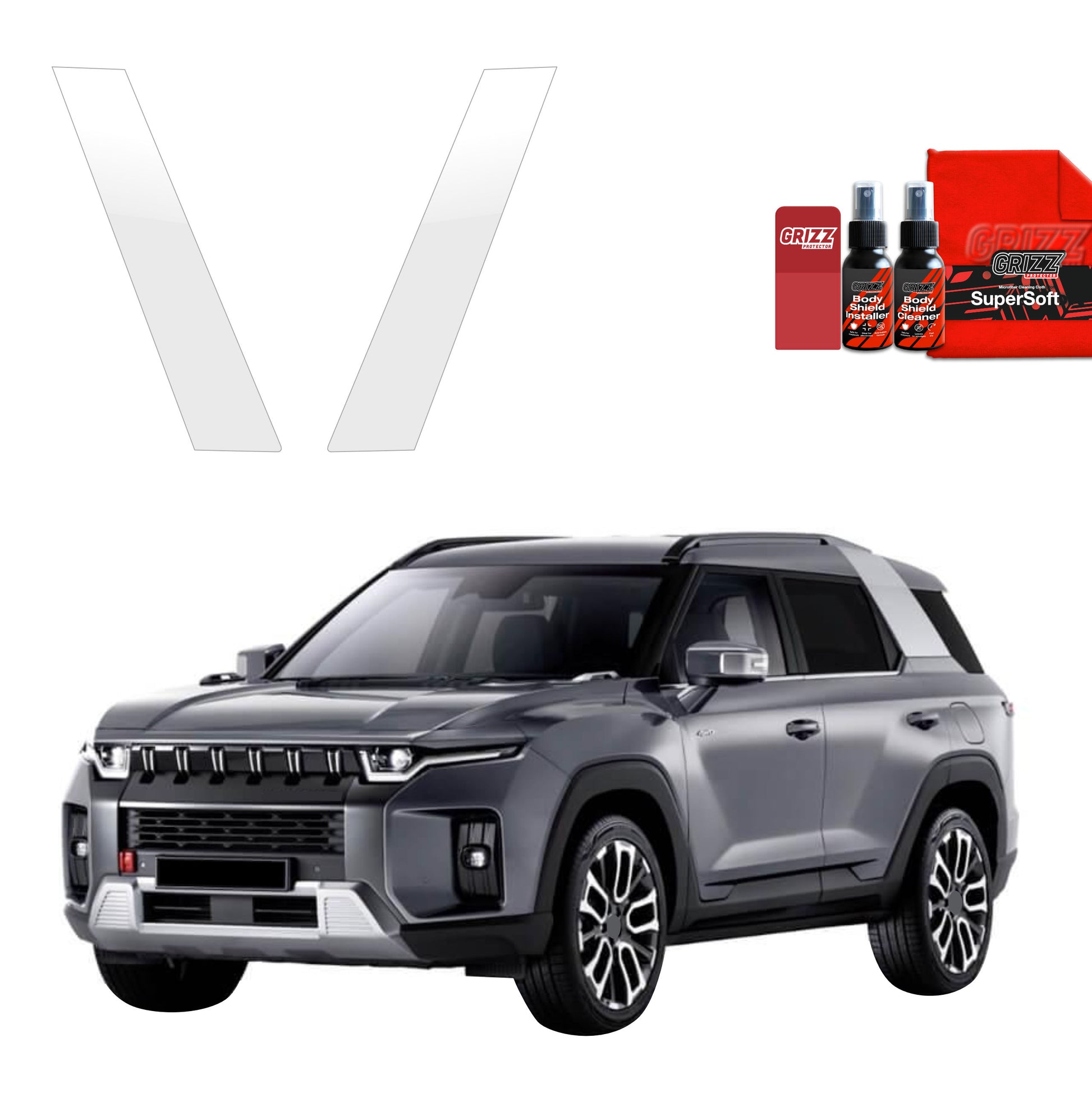 Protective film for exterior car parts – shields against scratches, chips, and scuffs