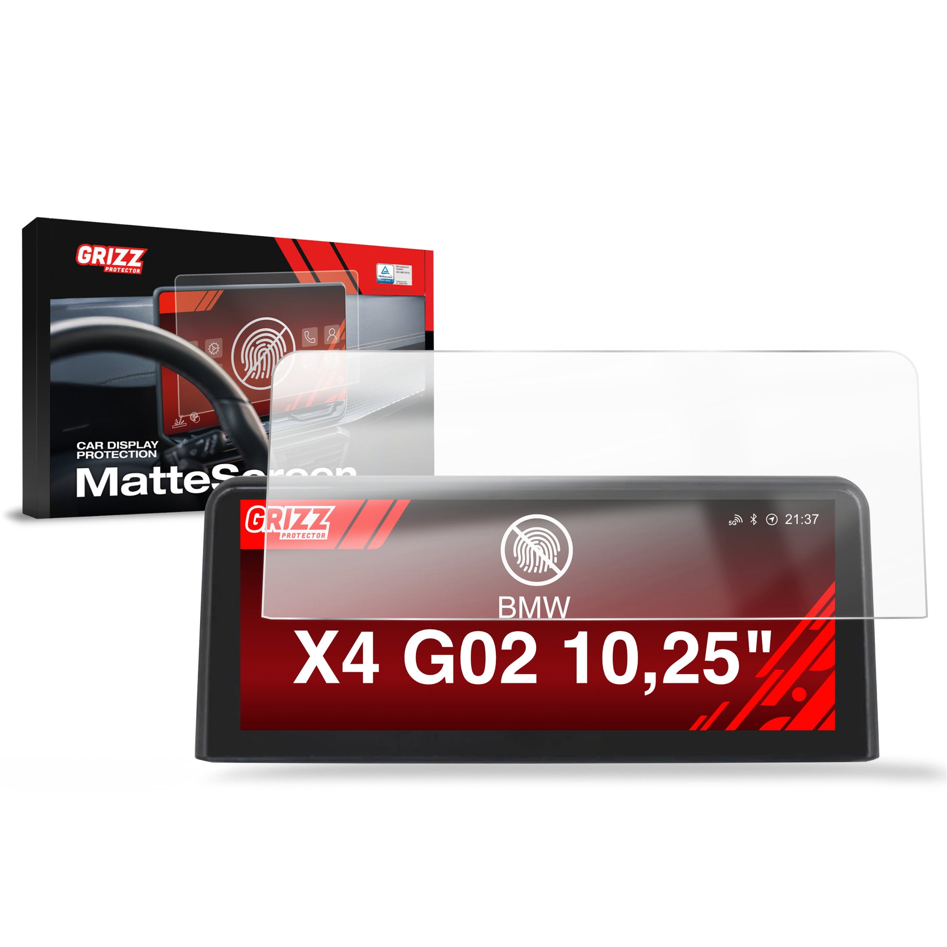 Anti-fingerprint screen protector for car touchscreen