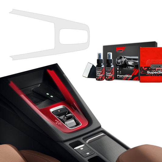 Scratch-resistant film for automotive interior elements