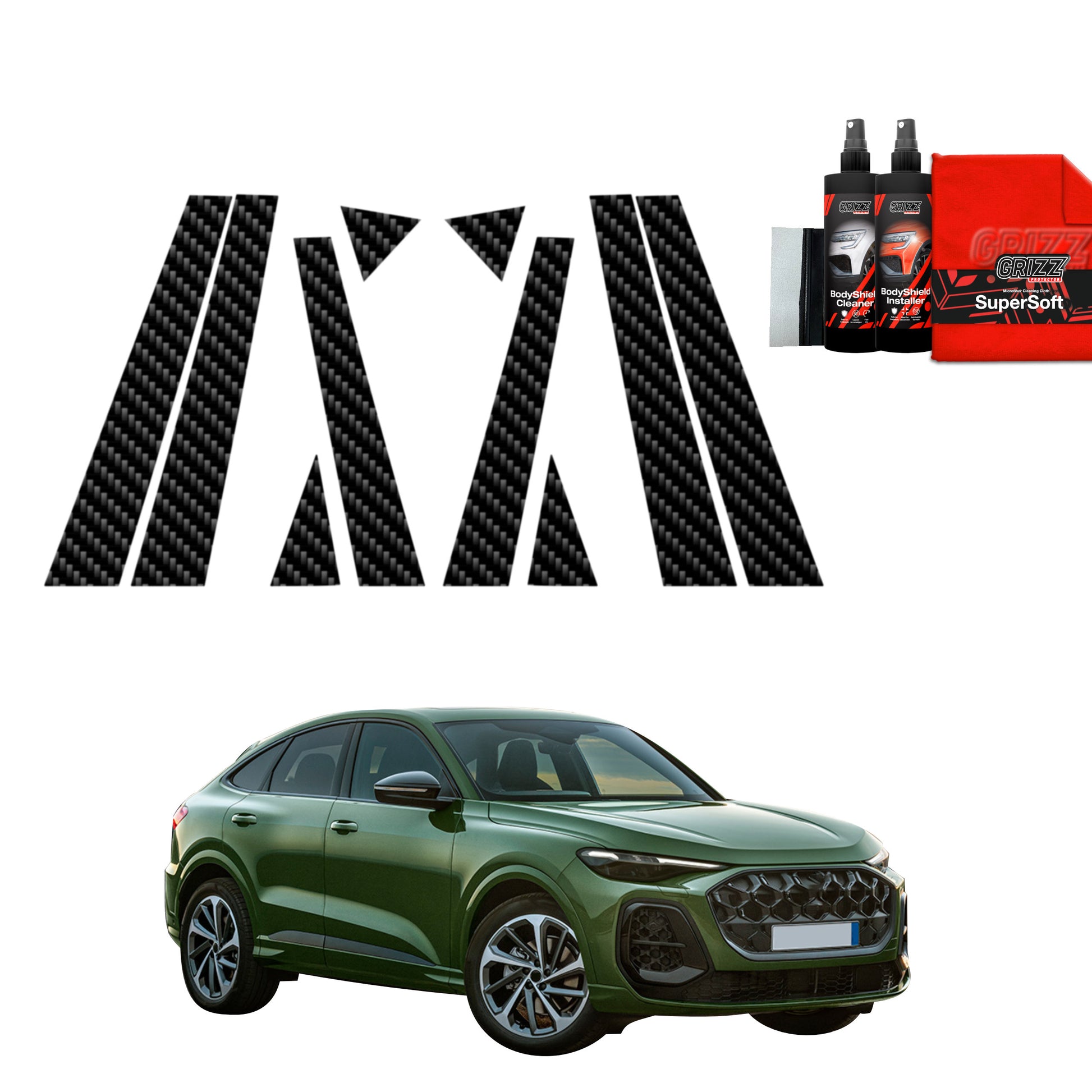 Protective film for exterior car parts – shields against scratches, chips, and scuffs