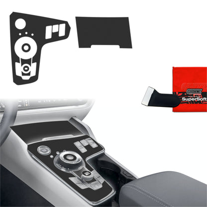 Scratch-resistant film for automotive interior elements