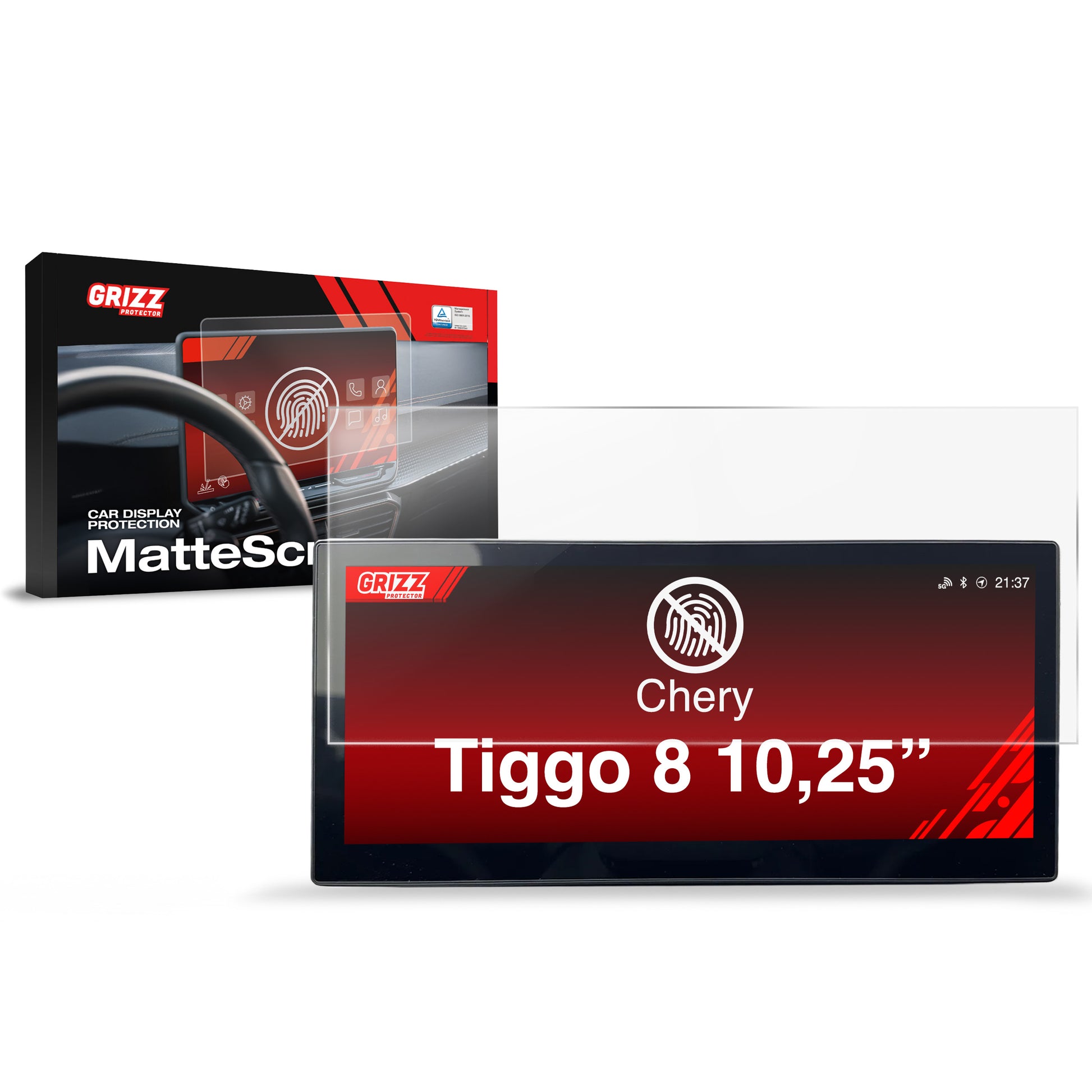 Anti-fingerprint screen protector for car touchscreen