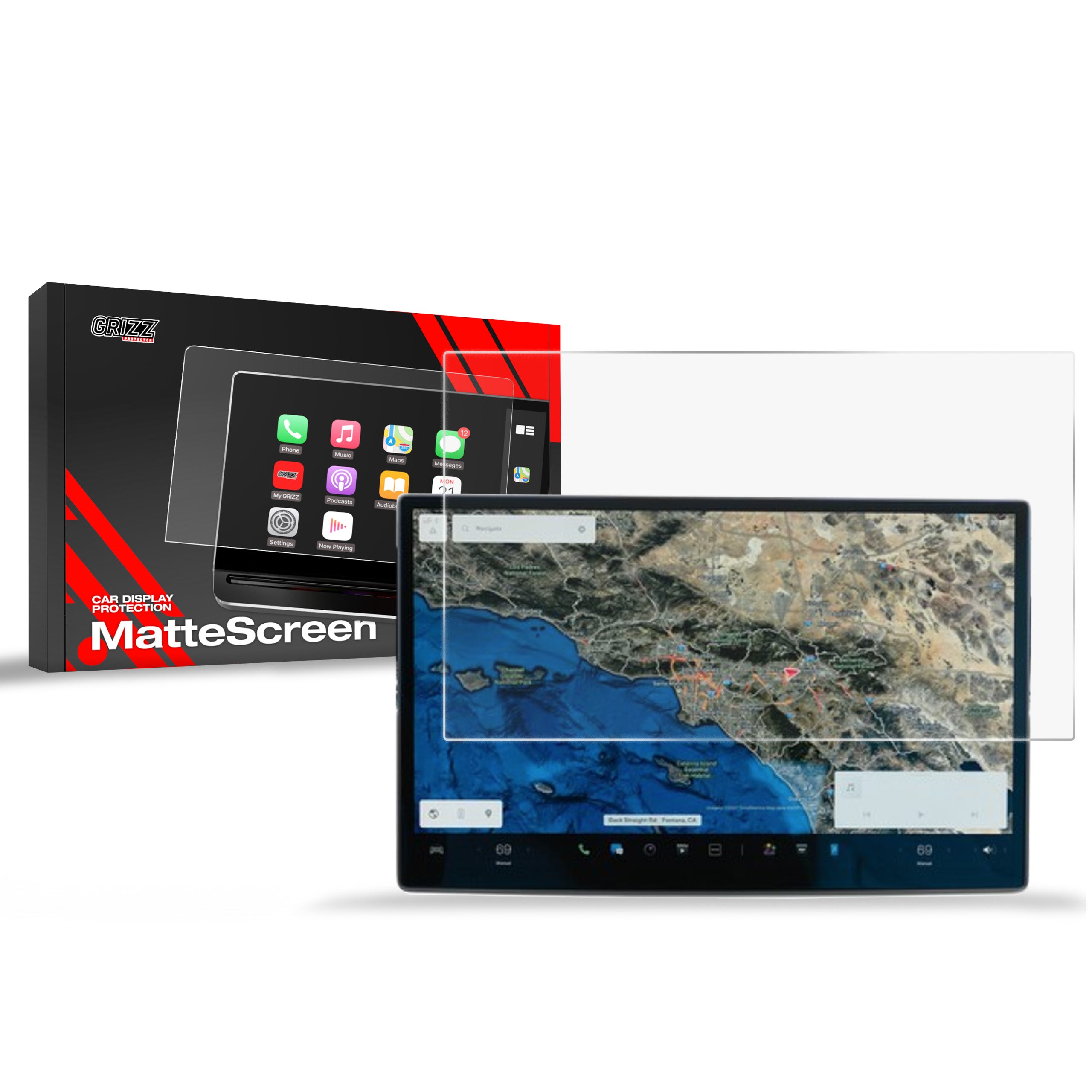 Display protection films for Tesla - Matte & Clear