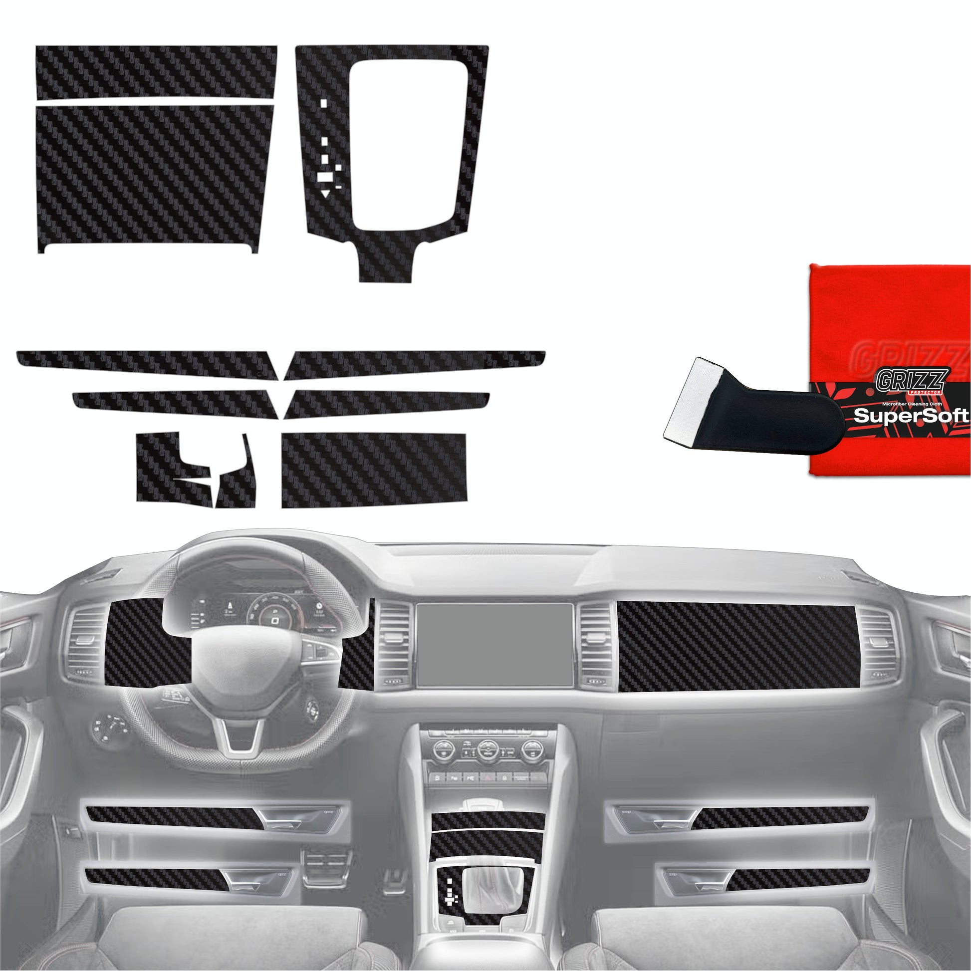 Scratch-resistant film for automotive interior elements