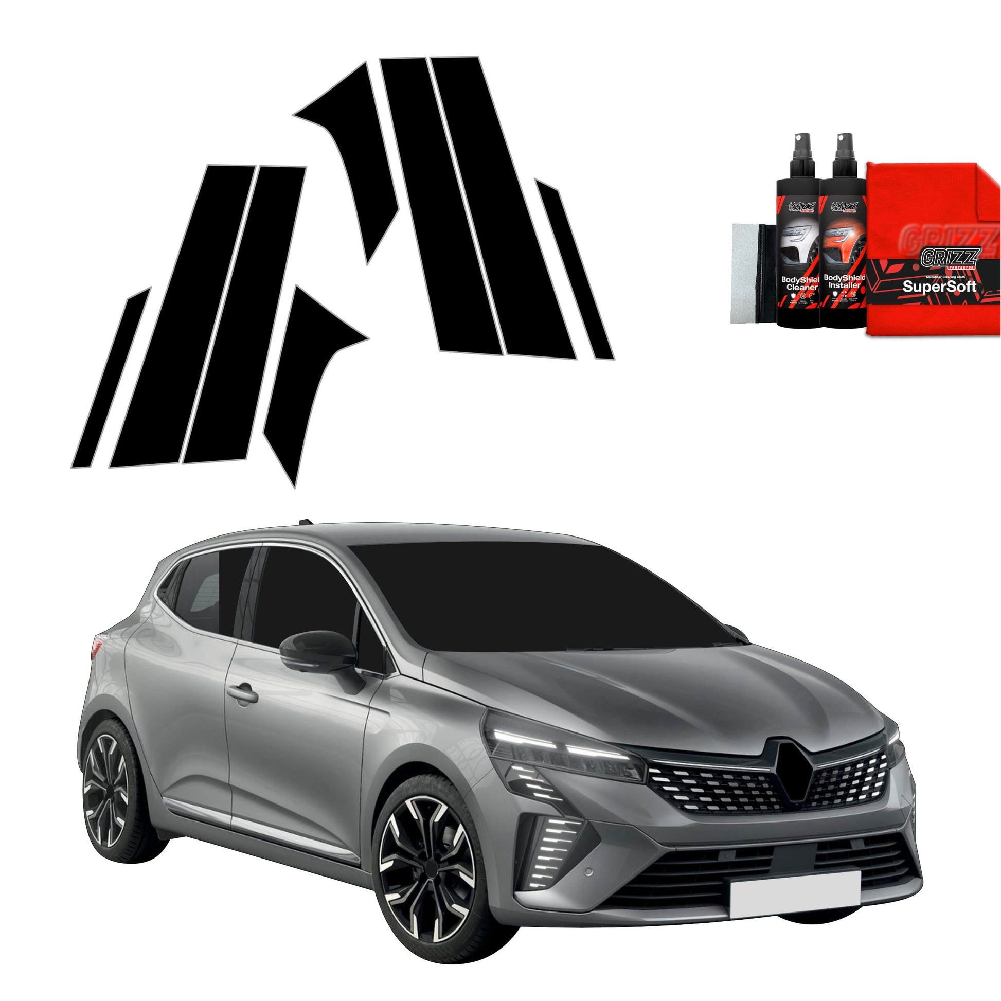 Protective film for exterior car parts – shields against scratches, chips, and scuffs