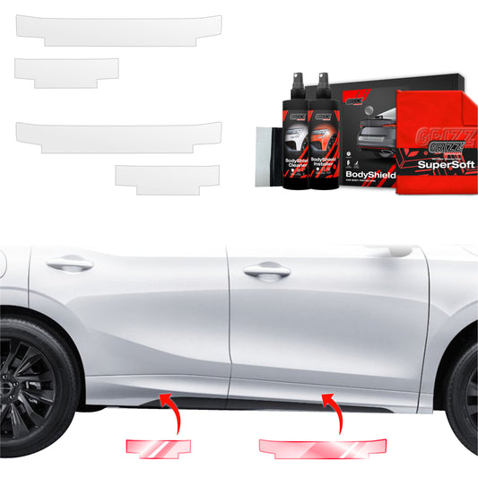 Protective film for exterior car parts – shields against scratches, chips, and scuffs