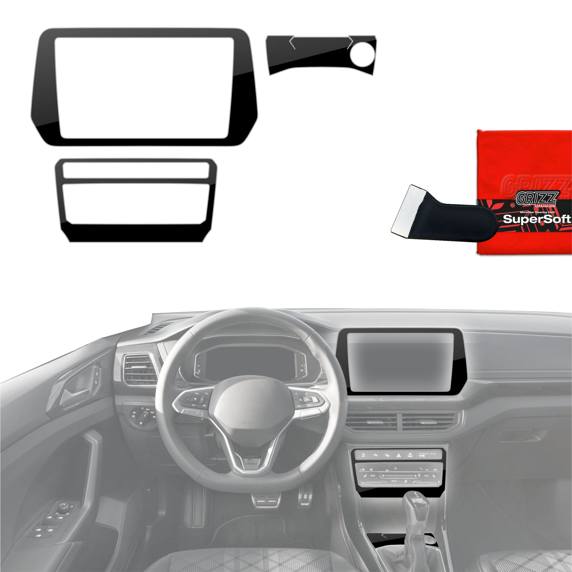 Scratch-resistant film for automotive interior elements