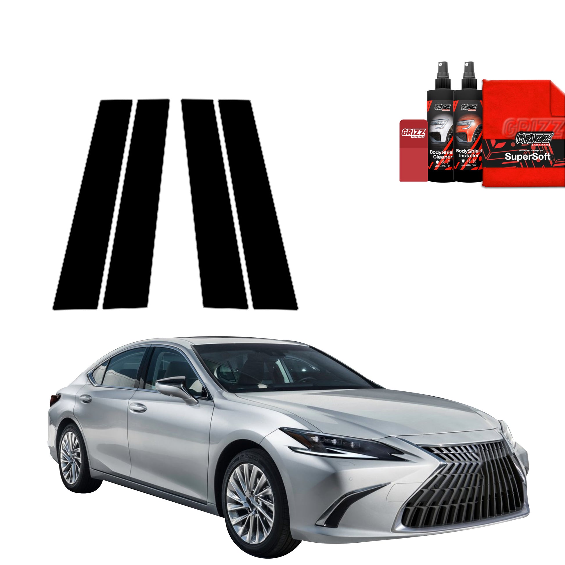 Protective film for exterior car parts – shields against scratches, chips, and scuffs