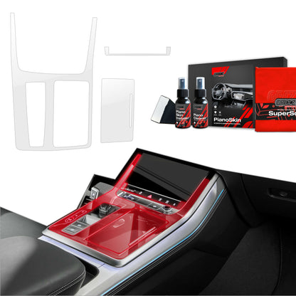 Scratch-resistant film for automotive interior elements