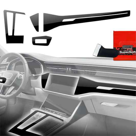 Scratch-resistant film for automotive interior elements
