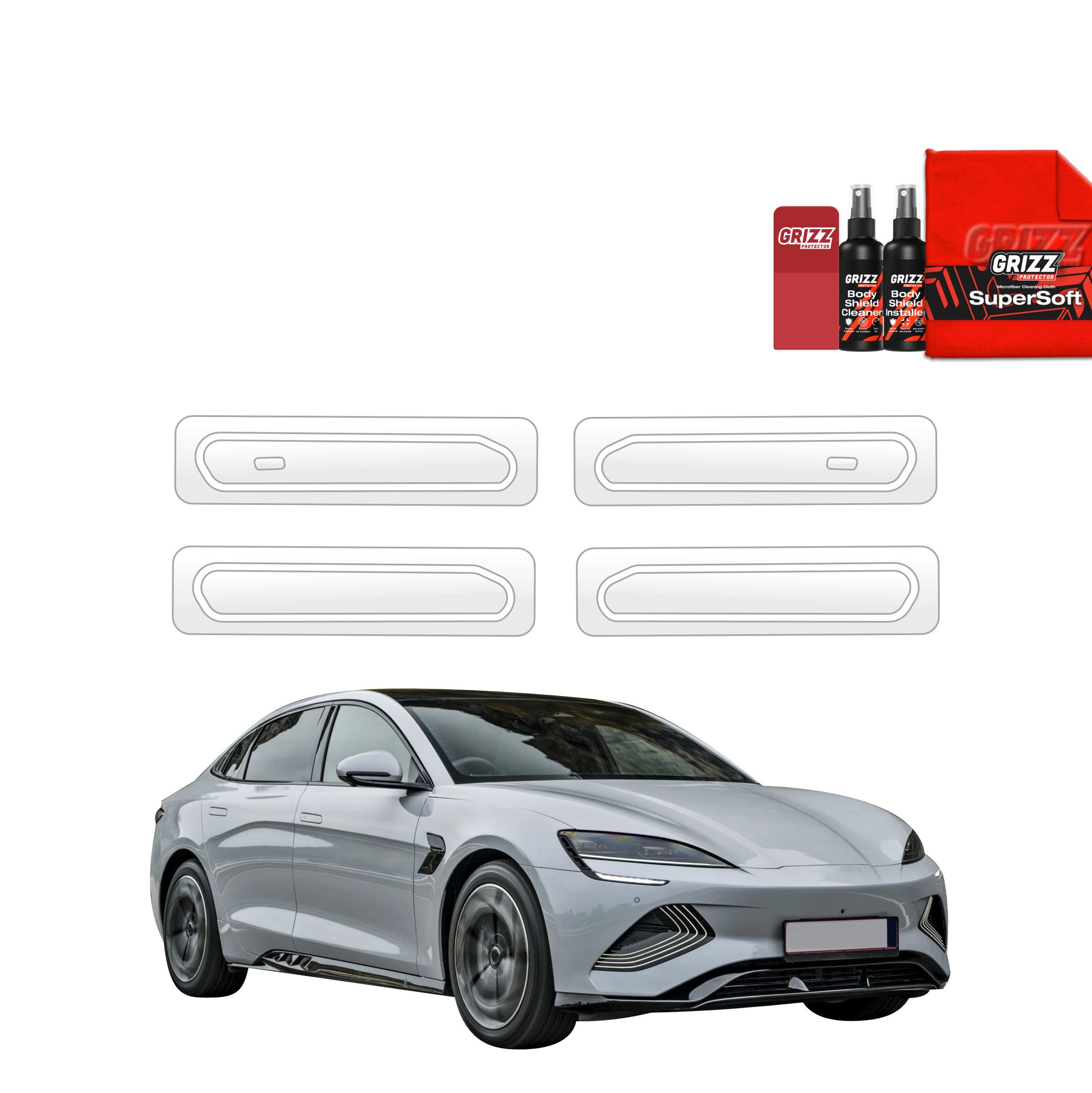 Protective film for exterior car parts – shields against scratches, chips, and scuffs