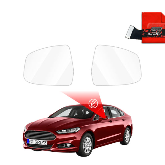 Rain protection film for exterior mirrors