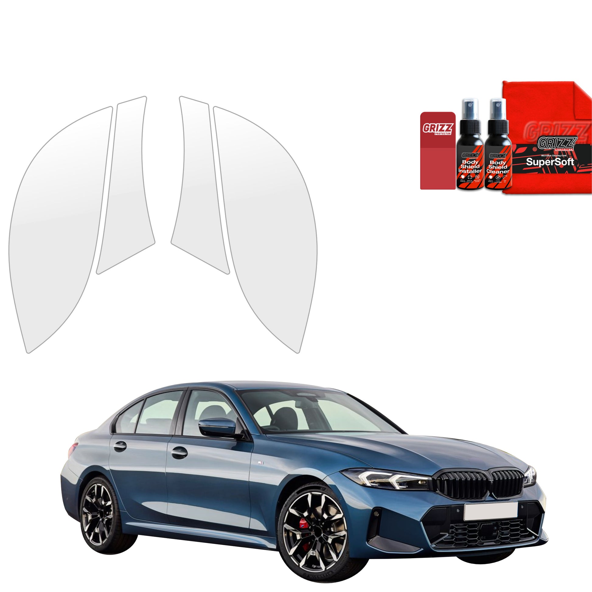 Protective film for exterior car parts – shields against scratches, chips, and scuffs