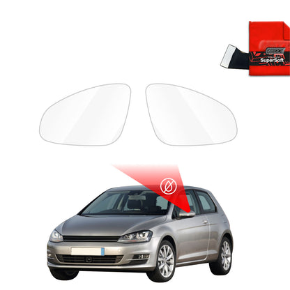 Rain protection film for exterior mirrors